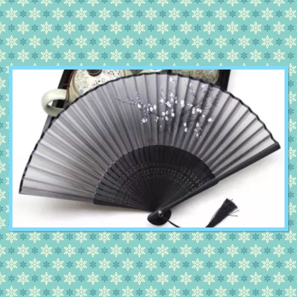 Accessories - Restocked Chinese bamboo silk folding hand fan